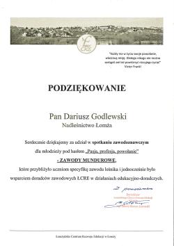 Podziękowania od Łomżyńskiego Centrum Rozwoju Edukacji w Łomży